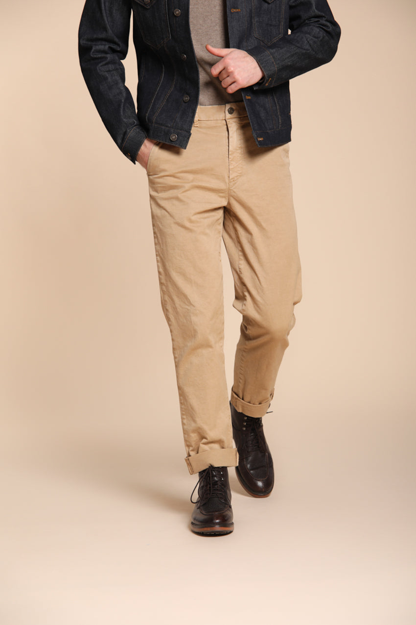 Chinos pantalon chino homme en gabardine relaxed fit