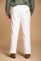 Pinces 22 pantalone chino uomo in canvas oxford relaxed fit