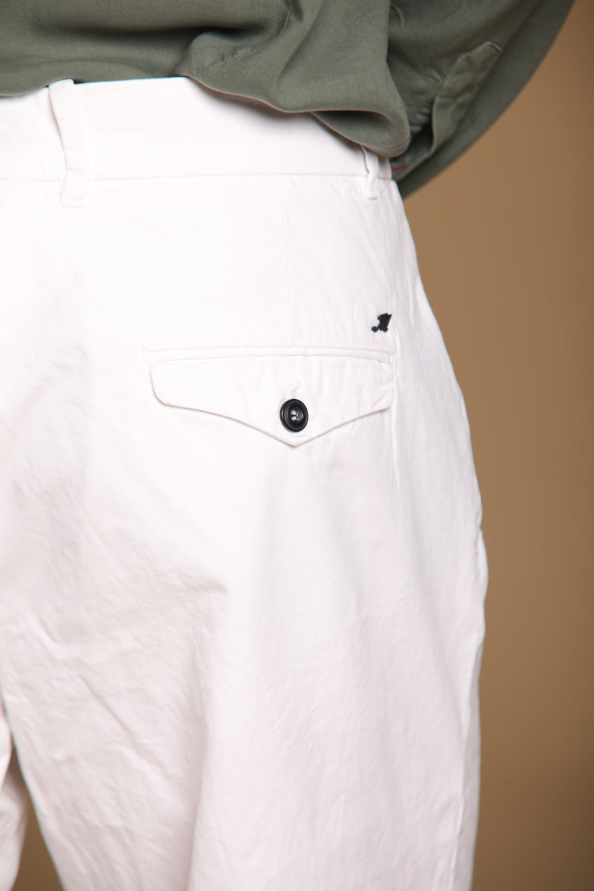 Pinces 22 pantalone chino uomo in canvas oxford relaxed fit