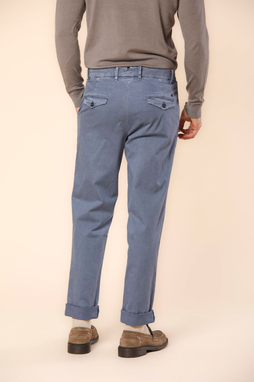 Pinces 22 pantalone chino uomo in gabardina relaxed fit