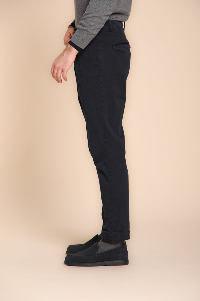 Pinces pantalon chino homme en gabardine relaxed fit