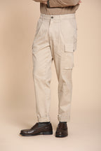 Foto 4 Cargo pantalone cargo uomo sartoriale relaxed fit