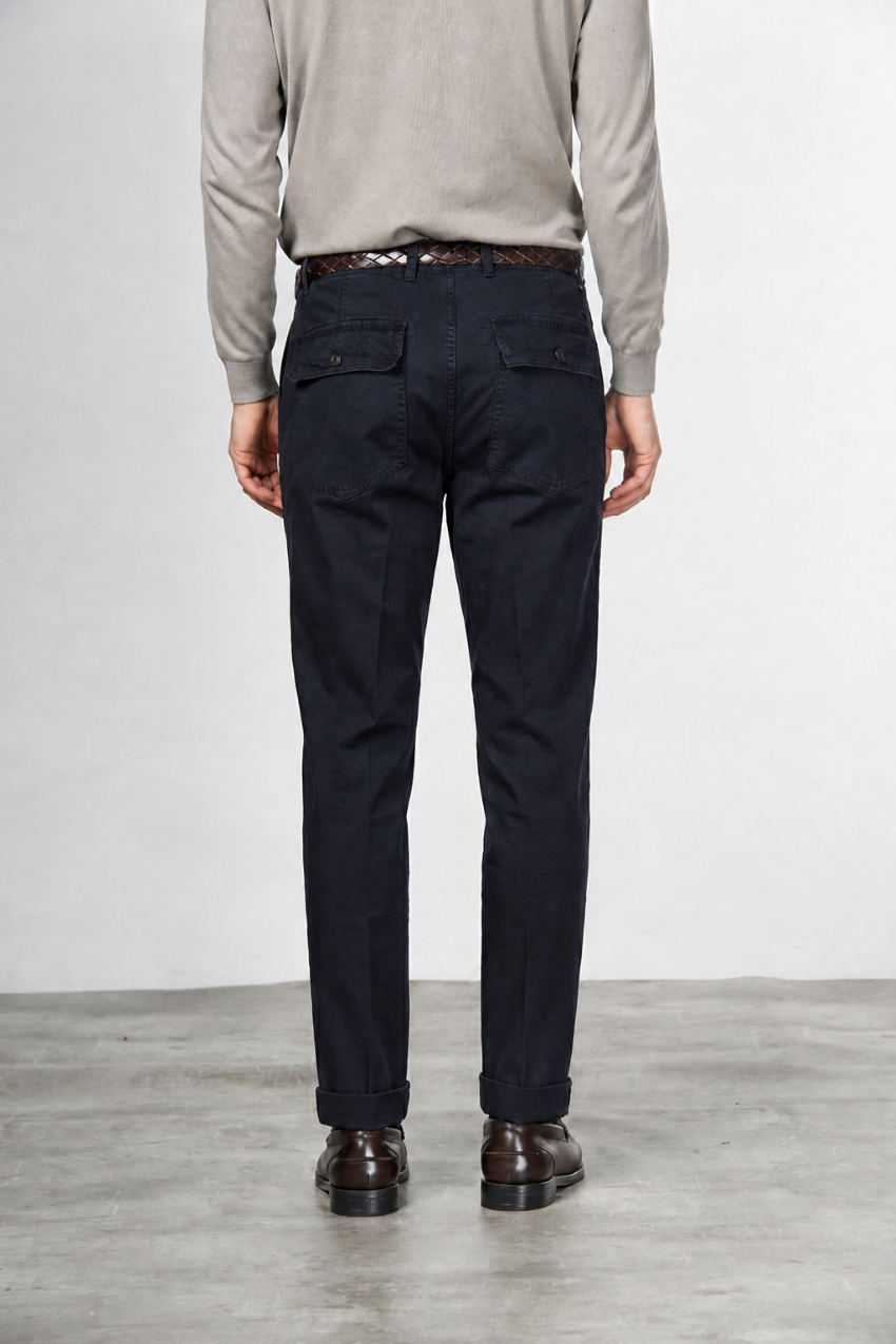 Prescott Fatigue Men's Chino Pants in Gabardine Relaxed Fit