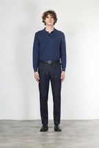 Chinos men’s chino pants in technical stretch denim with relaxed fit