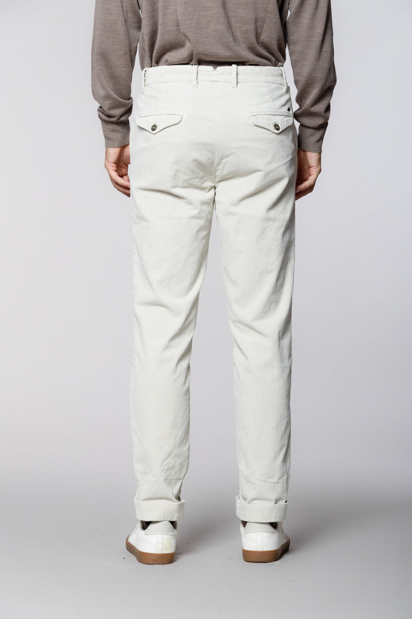 Chinos pantalón chino de hombre en terciopelo 1000 rayas relaxed fit