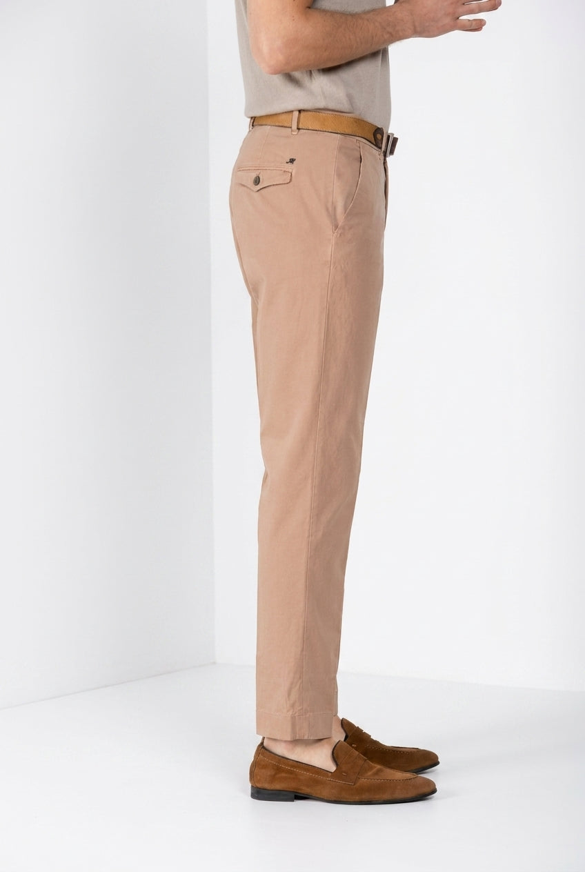 Chinos pantalone chino uomo in canvas oxford relaxed fit