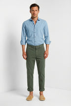 Chinos pantalón chino hombre en canvas oxford relaxed fit