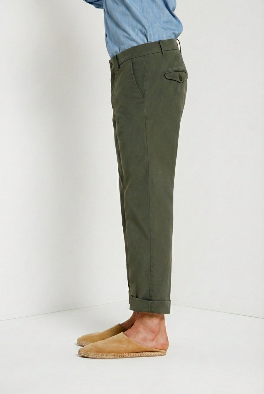 Chinos pantalón chino hombre en canvas oxford relaxed fit