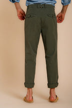 Chinos Herren Chinohose aus Oxford-Canvas relaxed fit