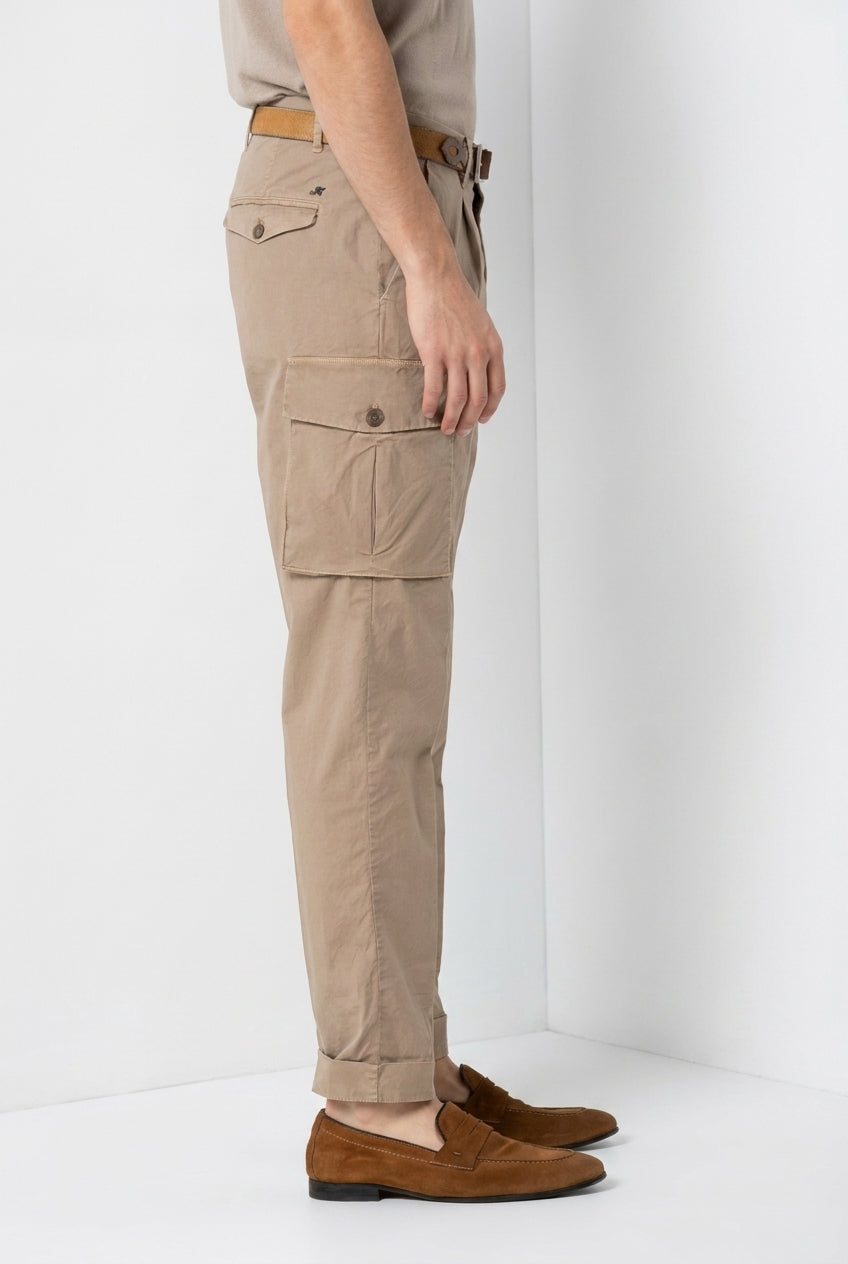 Cargo Hose Cargo Herren aus leichtem Stretch-Twill relaxed fit