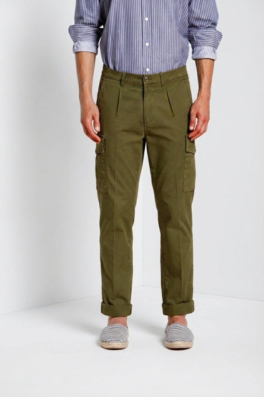 Cargo Hose Cargo Herren aus leichtem Stretch-Twill relaxed fit