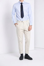 Don Johnson 2 Pinces men’s chino pants in bull carrot fit