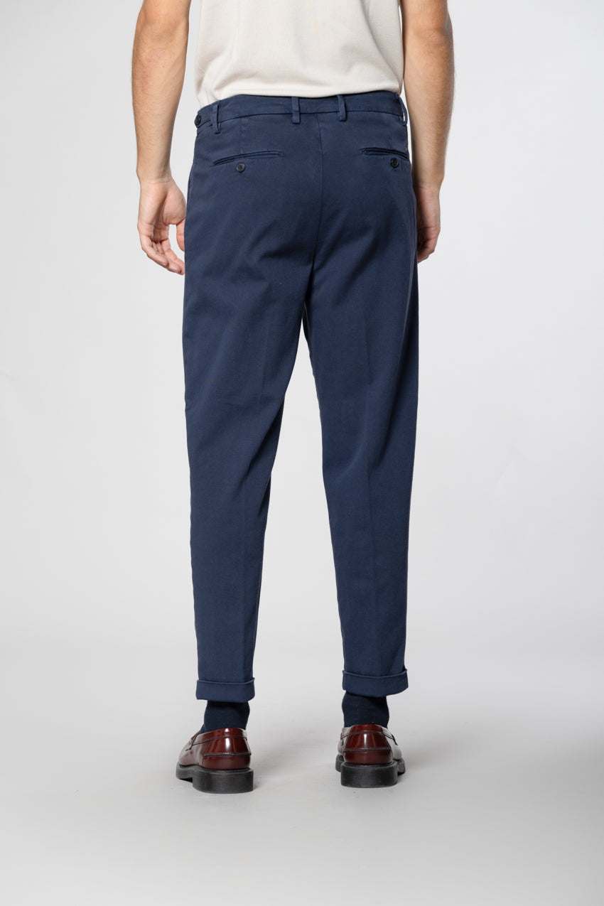 Don Johnson 2 Pinces men’s chino pants in bull carrot fit