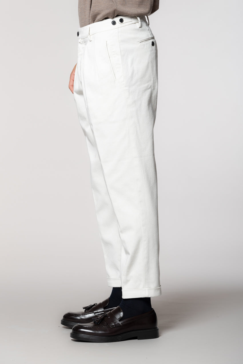 Don Johnson 2 Pinces men’s chino pants in bull carrot fit