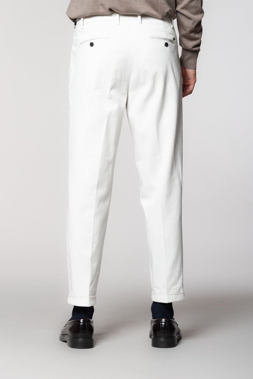 Don Johnson 2 Pinces men’s chino pants in bull carrot fit