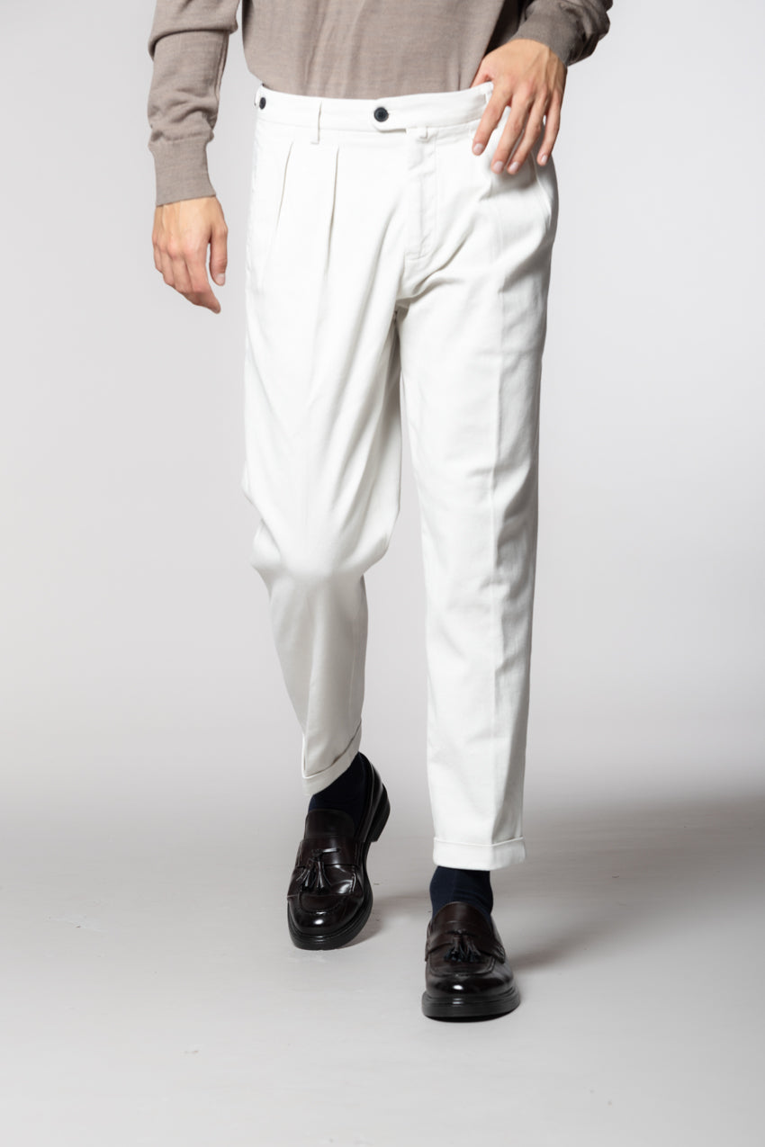 Don Johnson 2 Pinces men’s chino pants in bull carrot fit