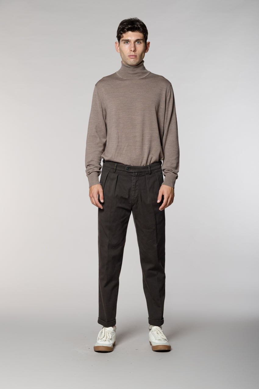 Don Johnson 2 Pinces men’s chino pants in bull carrot fit