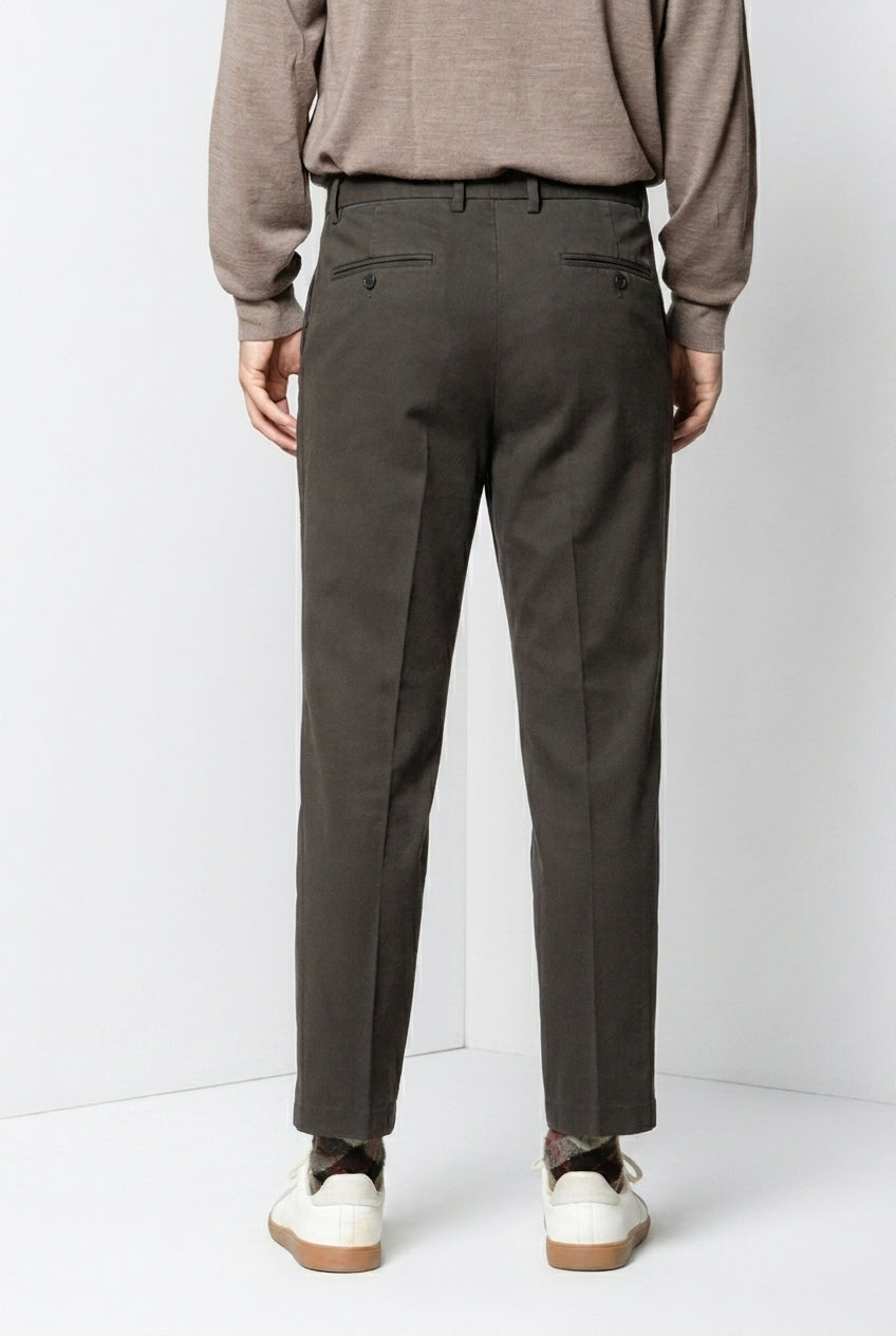 Don Johnson 2 Pinces men’s chino pants in bull carrot fit