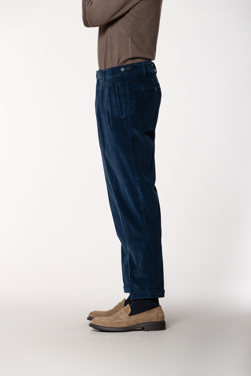 Don Johnson 2 Pinces men’s chino pants in 500-wale corduroy carrot fit
