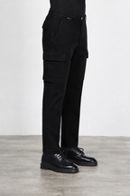 Chile men’s cargo pants in gabardine with carrot fit