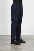 Chile men’s cargo pants in gabardine with carrot fit