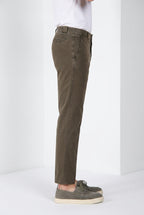 Madison M74 men's chino pants in lightweight stretch twill carrot fit