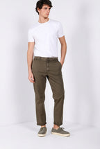 Madison M74 men's chino pants in lightweight stretch twill carrot fit