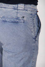 Madison M74 pantalón chino hombre en twill ligero stretch carrot fit