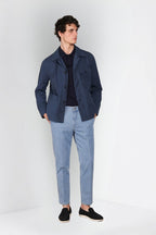Madison M74 pantalone chino uomo in twill leggero stretch carrot fit