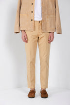 Madison M74 pantalone chino uomo in twill leggero stretch carrot fit