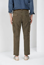 Chile M74 men's cargo pants in slub panama relaxed fit ①