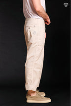 San Luis M74 pantalon cargo homme en toile oxford logo edition relaxed fit ①