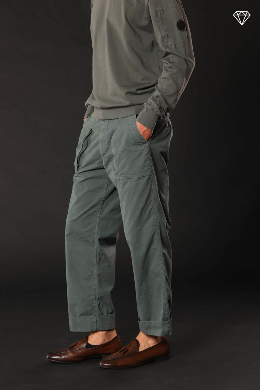 San Luis M74 pantalon cargo homme en toile oxford logo edition relaxed fit ①
