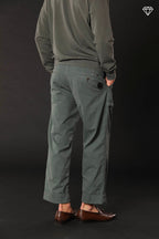 San Luis M74 pantalon cargo homme en toile oxford logo edition relaxed fit ①