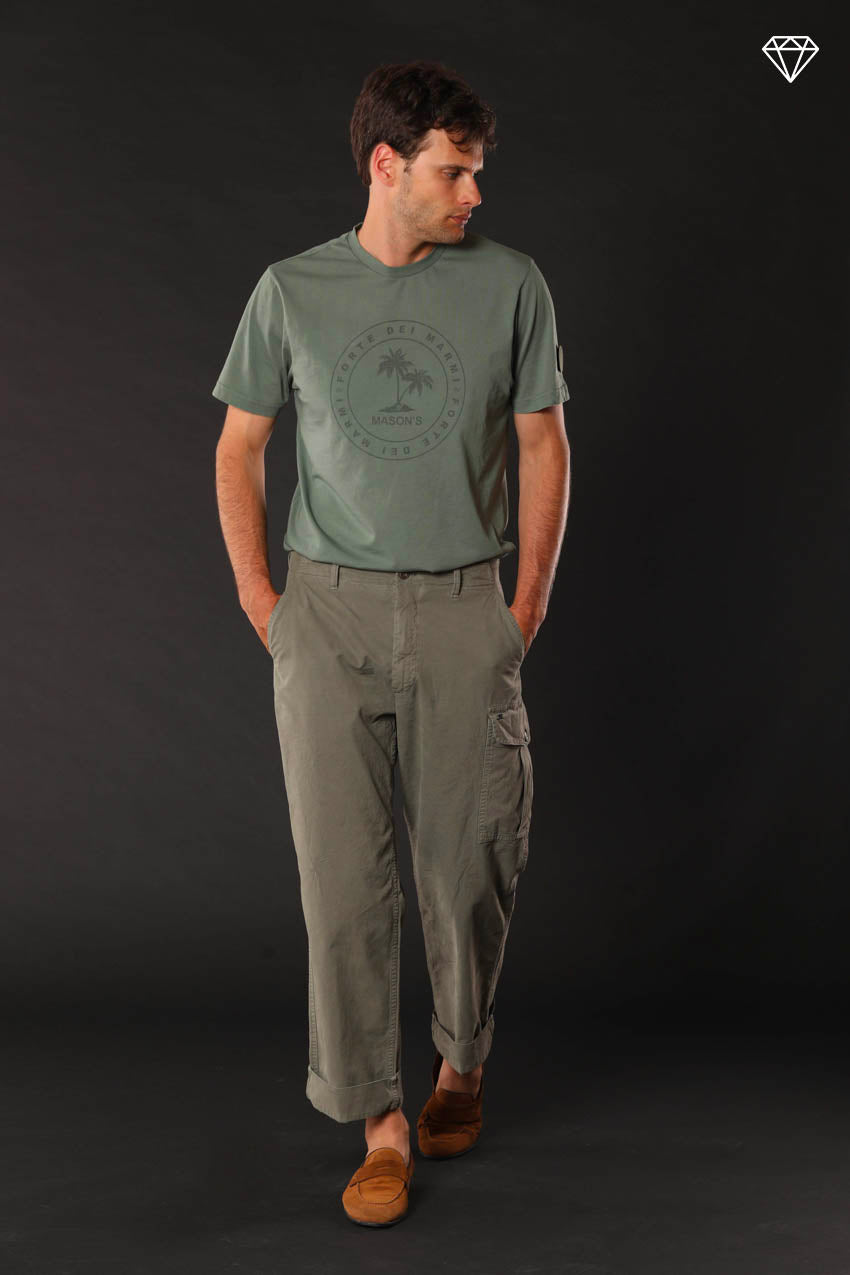 San Juan M74 pantalón cargo hombre en canvas oxford relaxed fit ①