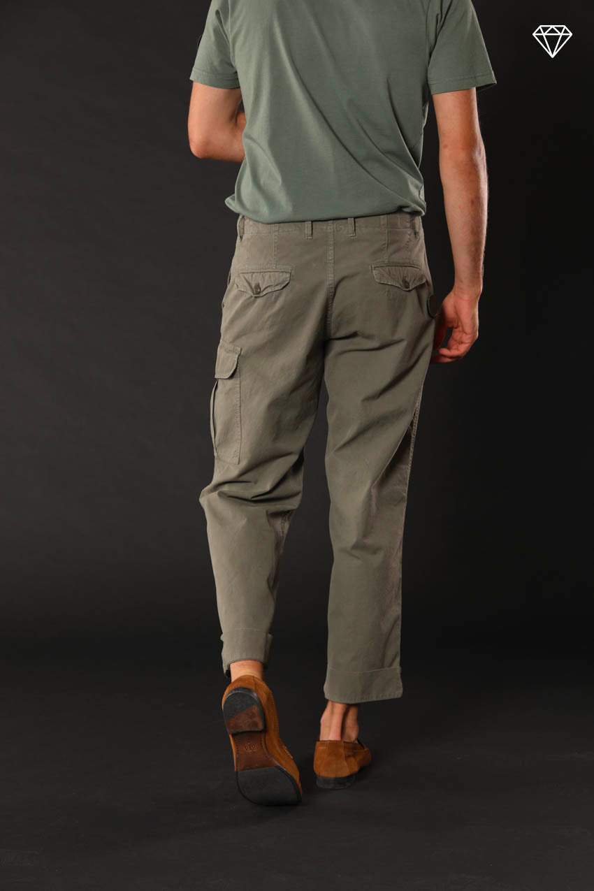 San Juan M74 pantalón cargo hombre en canvas oxford relaxed fit ①