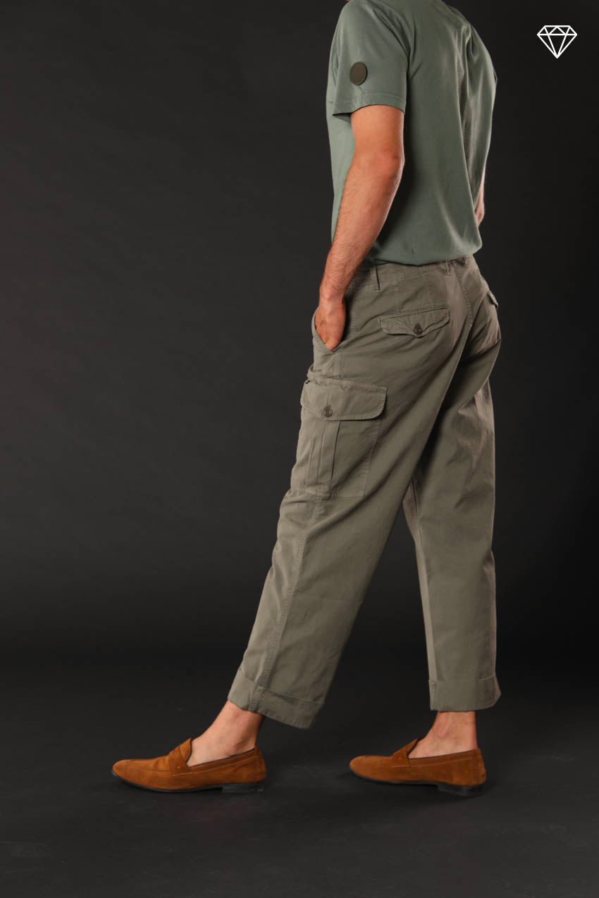 San Juan M74 pantalón cargo hombre en canvas oxford relaxed fit ①