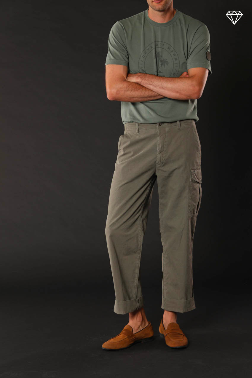 San Juan M74 pantalón cargo hombre en canvas oxford relaxed fit ①