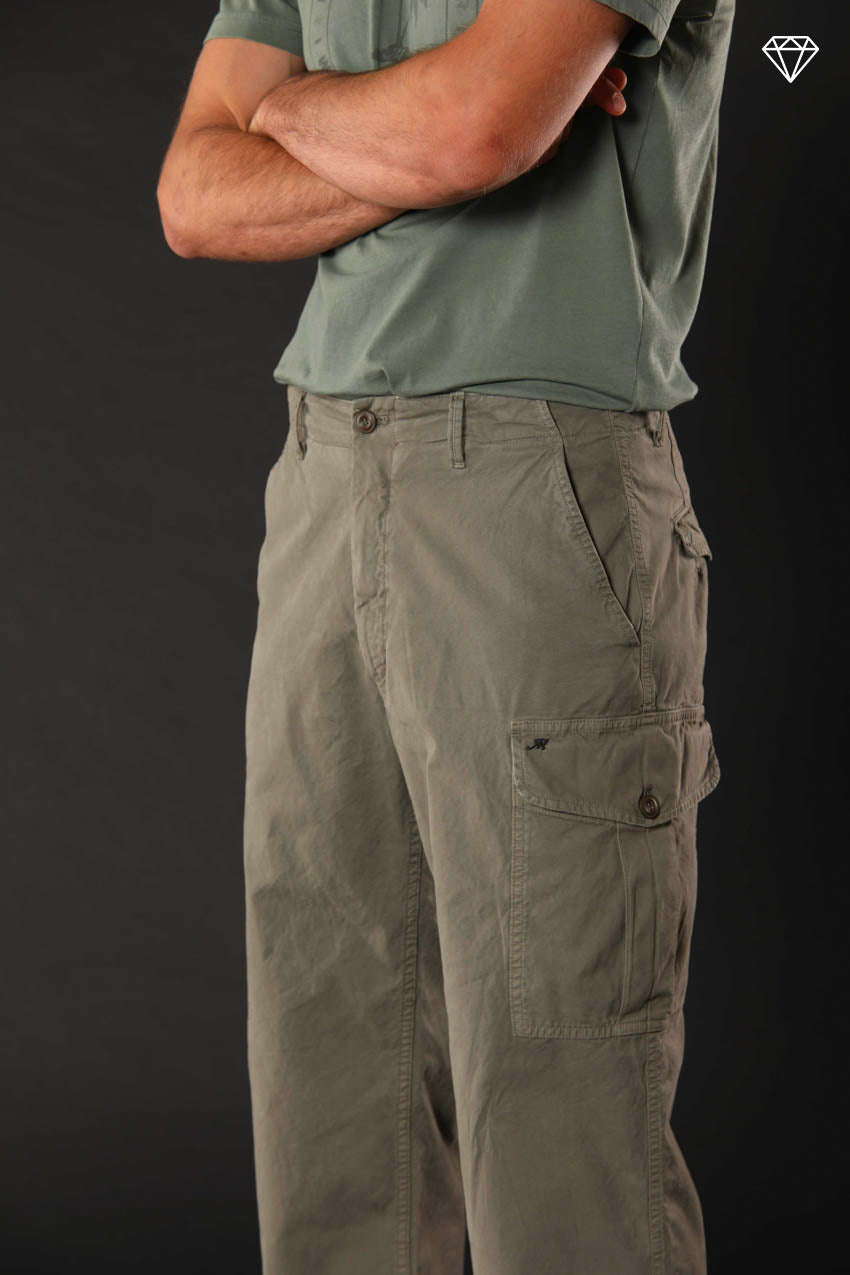 San Juan M74 pantalón cargo hombre en canvas oxford relaxed fit ①