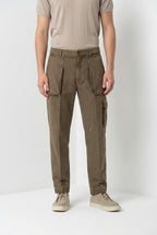 Cuba Work M74 men's cargo pants in slub cotton relaxed fit ①