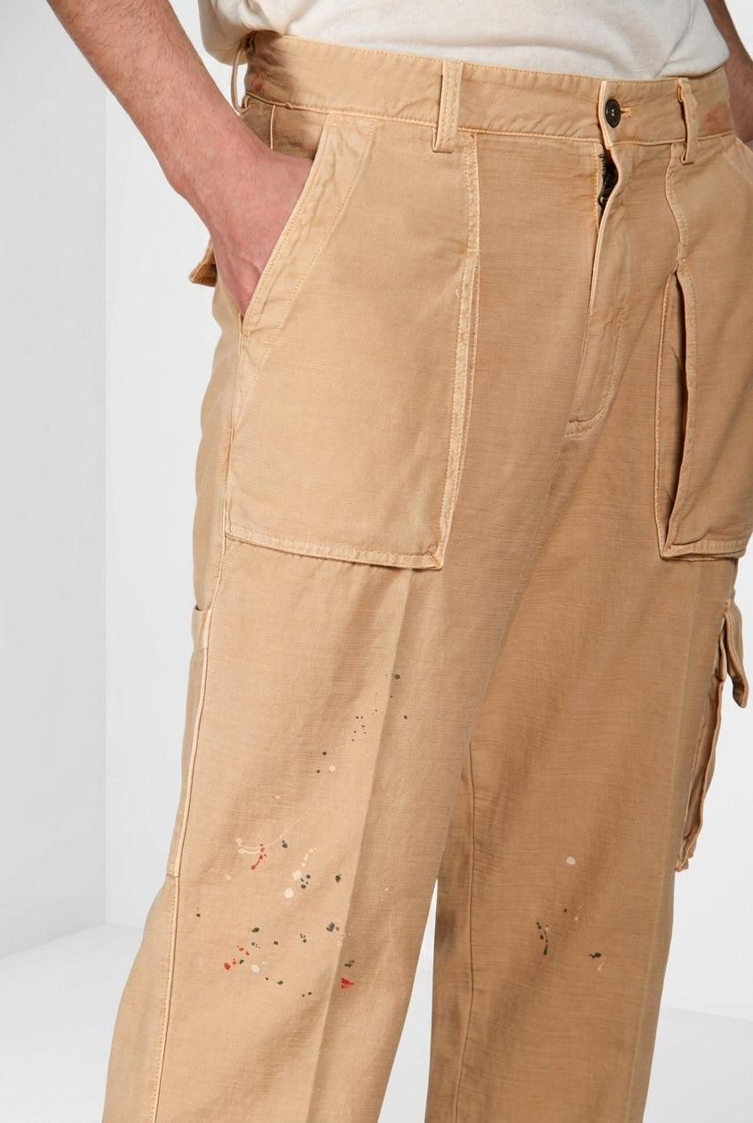 Cuba Work M74 Herren Cargo Hose aus Flammgarn-Baumwolle relaxed fit ①