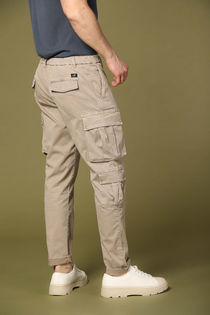 Image 5 of men's Bahamas Bunckle model cargo pants in stucco, regular fit by Mason's