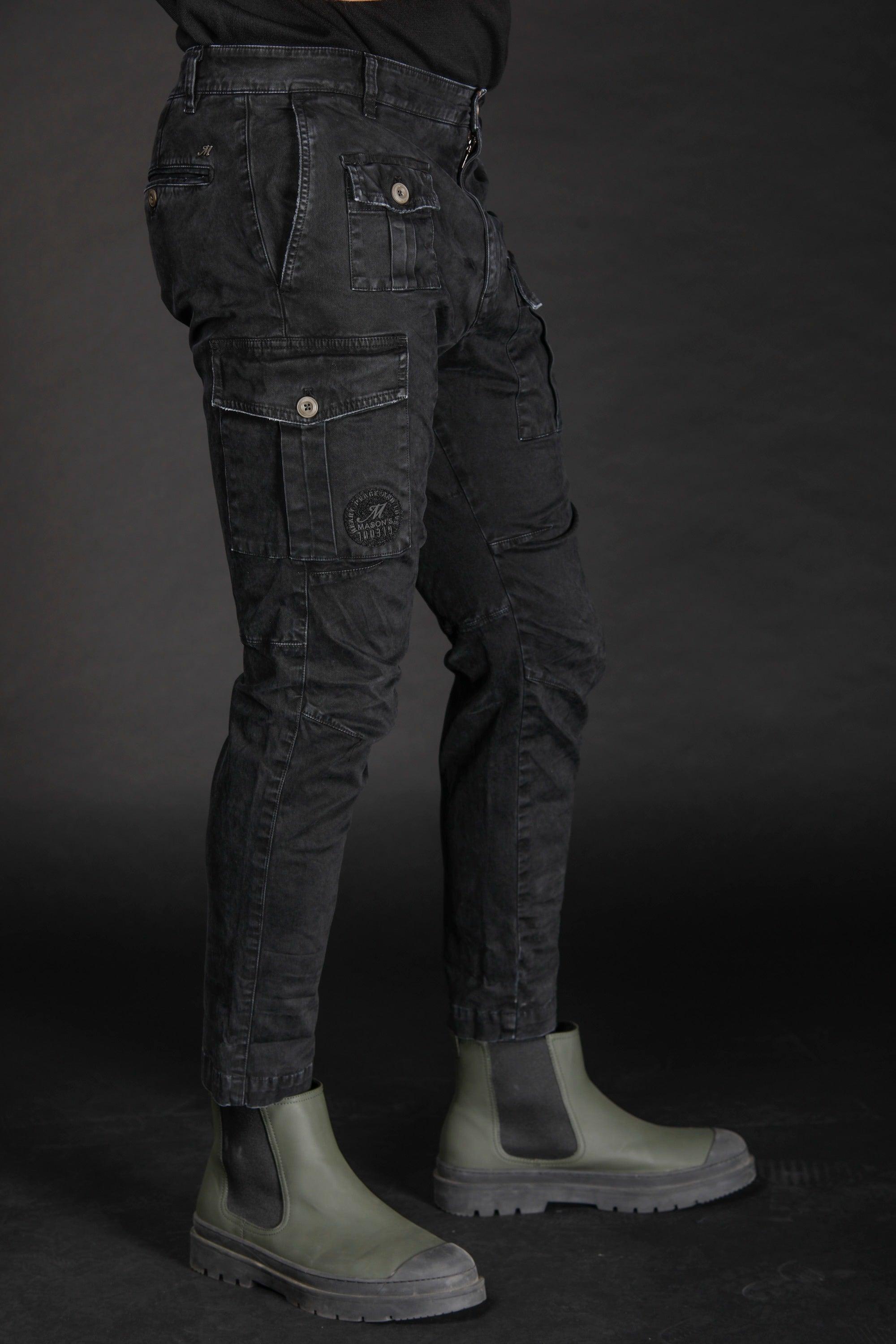 George Coolpocket pantalón cargo hombre en gabardina limited edition ①