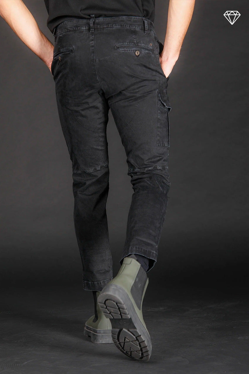 George Coolpocket Pantalone cargo uomo in gabardina limited edition ①