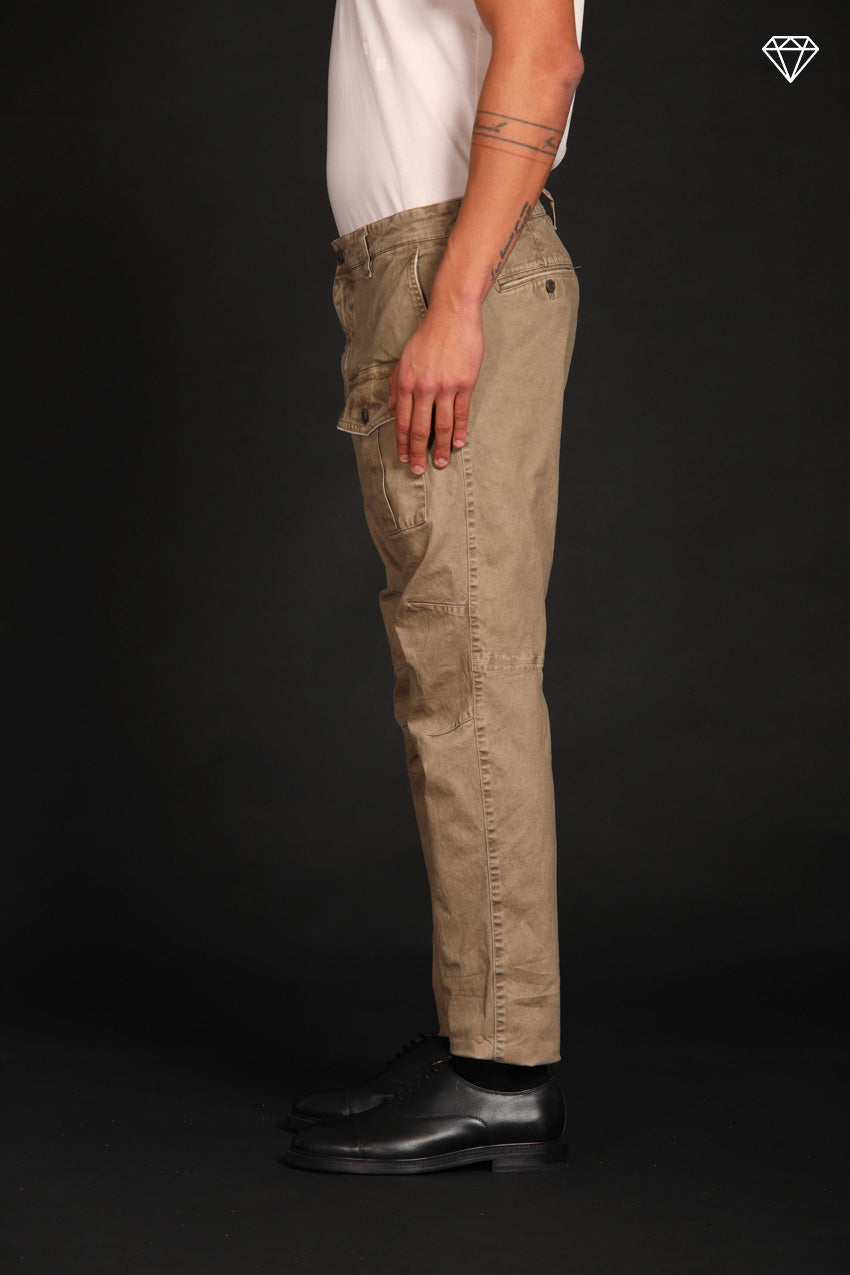 George Coolpocket Herren Gabardine Cargohose Logo Limited Edition Karotte fit ①.