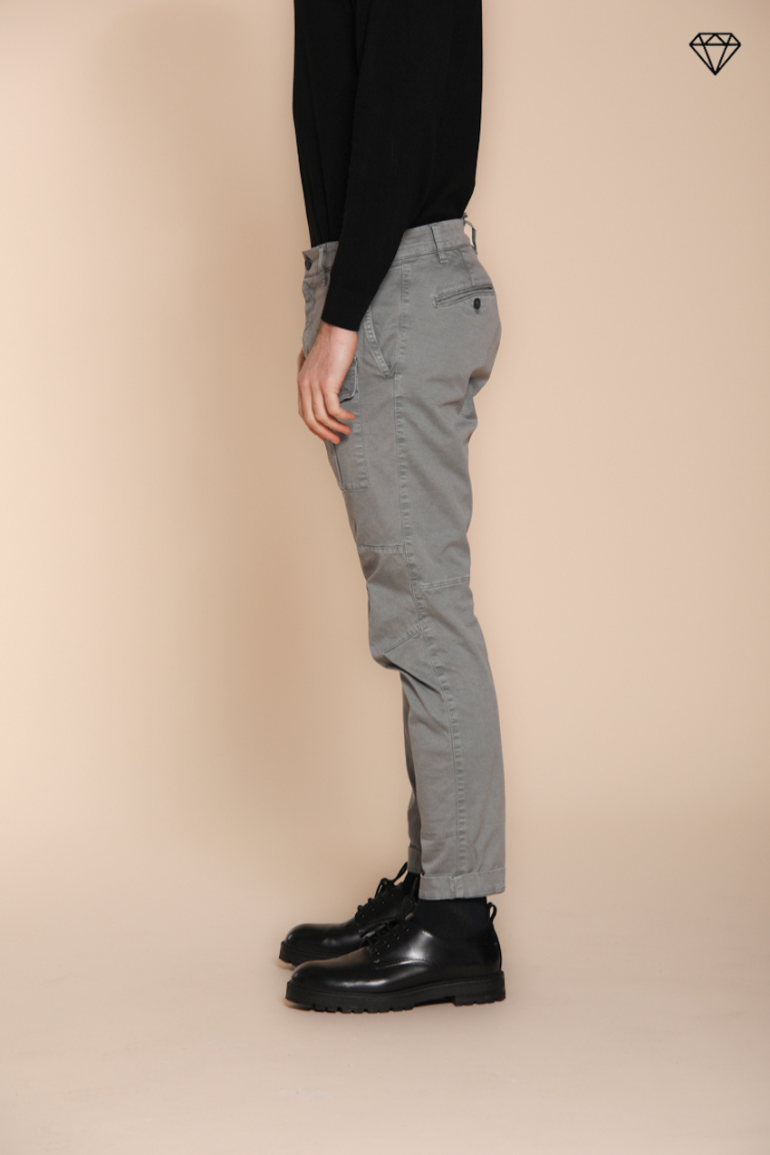 George Coolpocket Herren-Cargohose aus Gabardine logo edition carrot fit ①