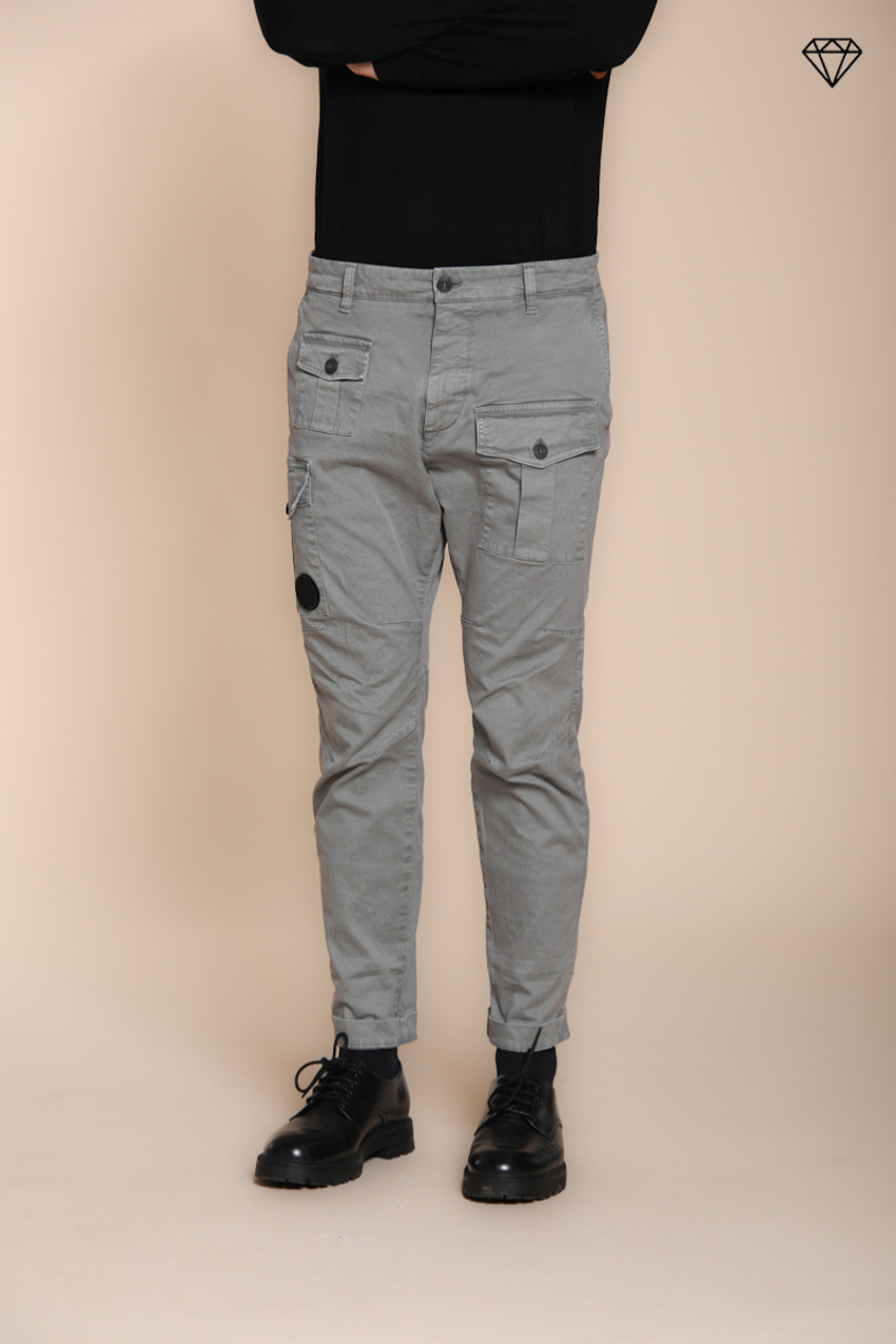 George Coolpocket Herren-Cargohose aus Gabardine logo edition carrot fit ①