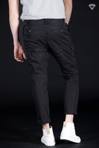 George Coolpocket pantalon cargo homme en coton pima léger logo edition carrot fit ①