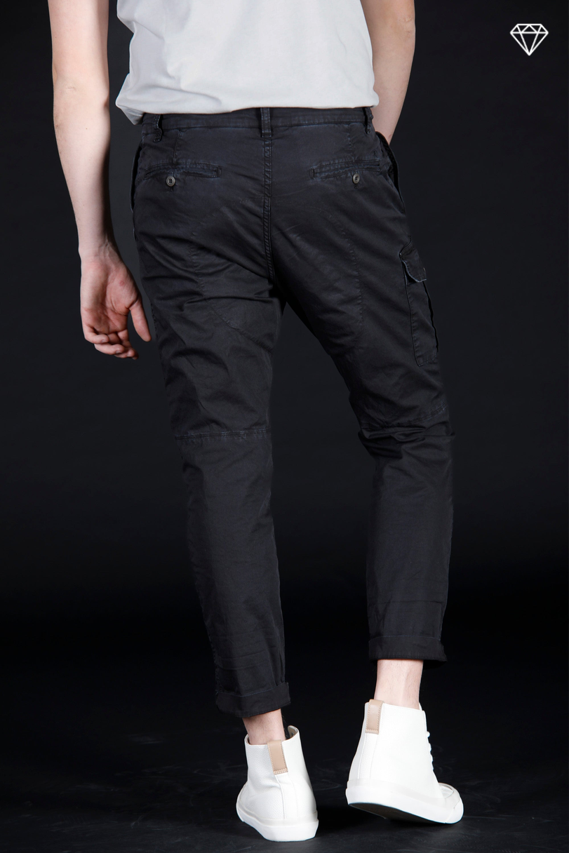 George Coolpocket pantalon cargo homme en coton pima léger logo edition carrot fit ①