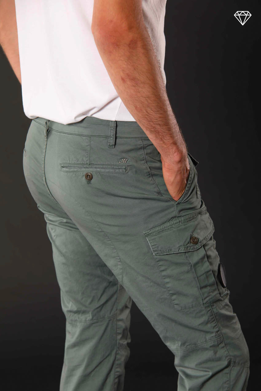 George Coolpocket Herren Cargo Hose aus leichtem Pima-Baumwoll-Stretch LTD Carrot Fit ①